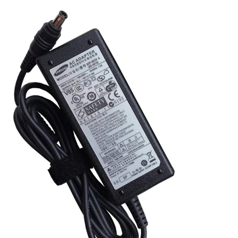 Original Samsung 60W 19V 3.16A Laptop AC Adapter Charger AD-6019B, 5.5*3.0mm